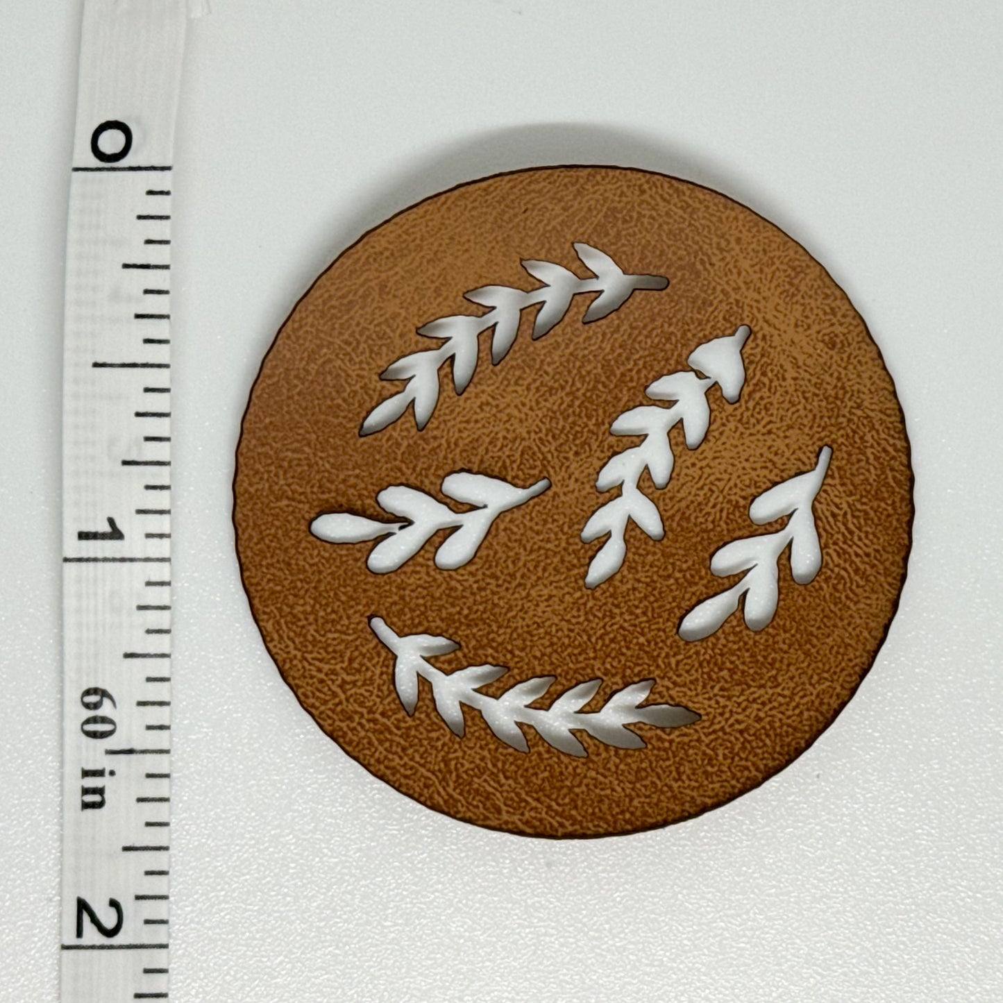 Branches Laser Cut Faux Leather Patch image 1