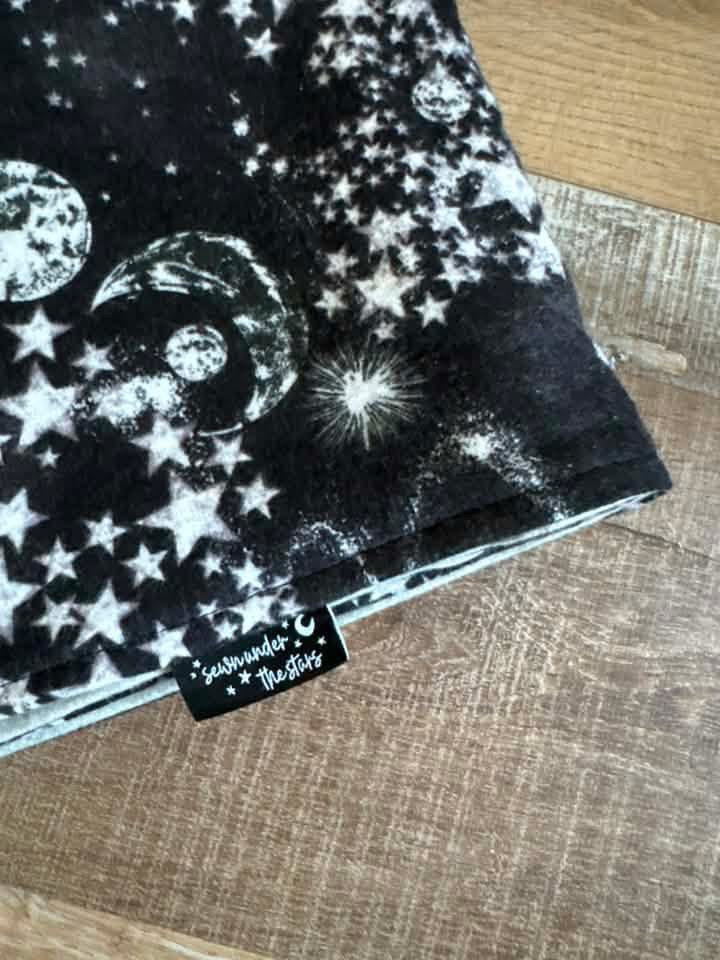 Sewn Under the Stars Woven Label