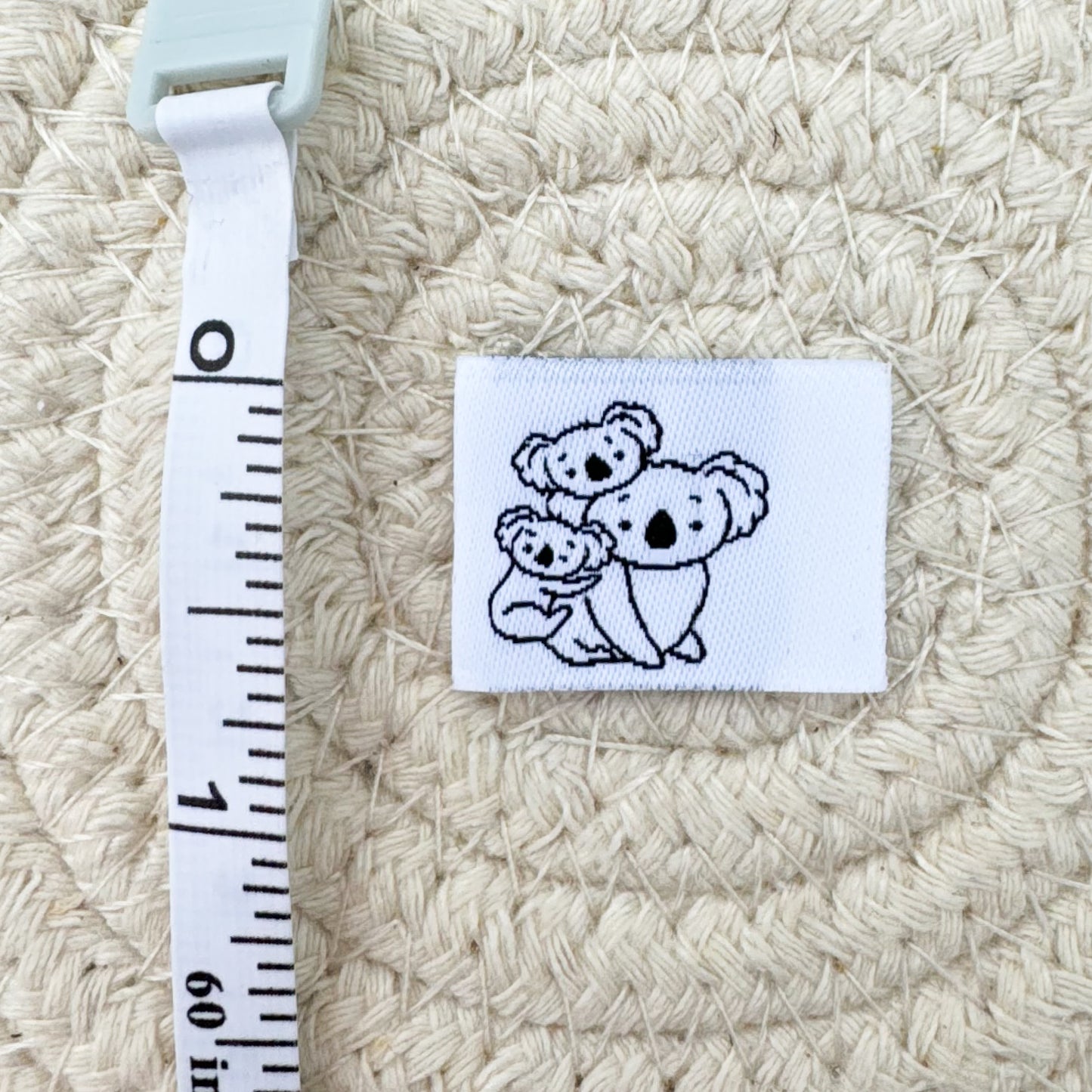 Koala Trio Woven Label image 1