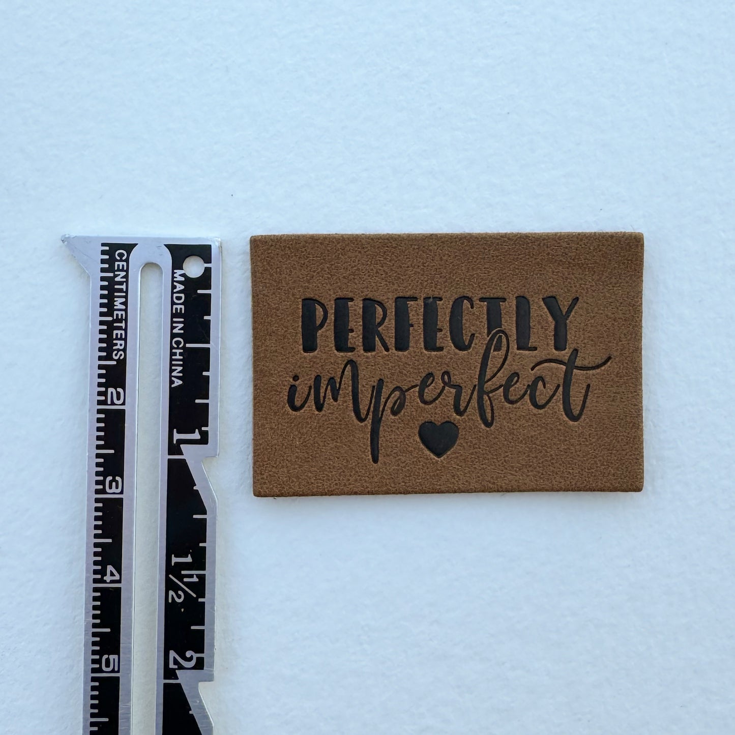 Perfectly Imperfect Faux Leather Patch image 2