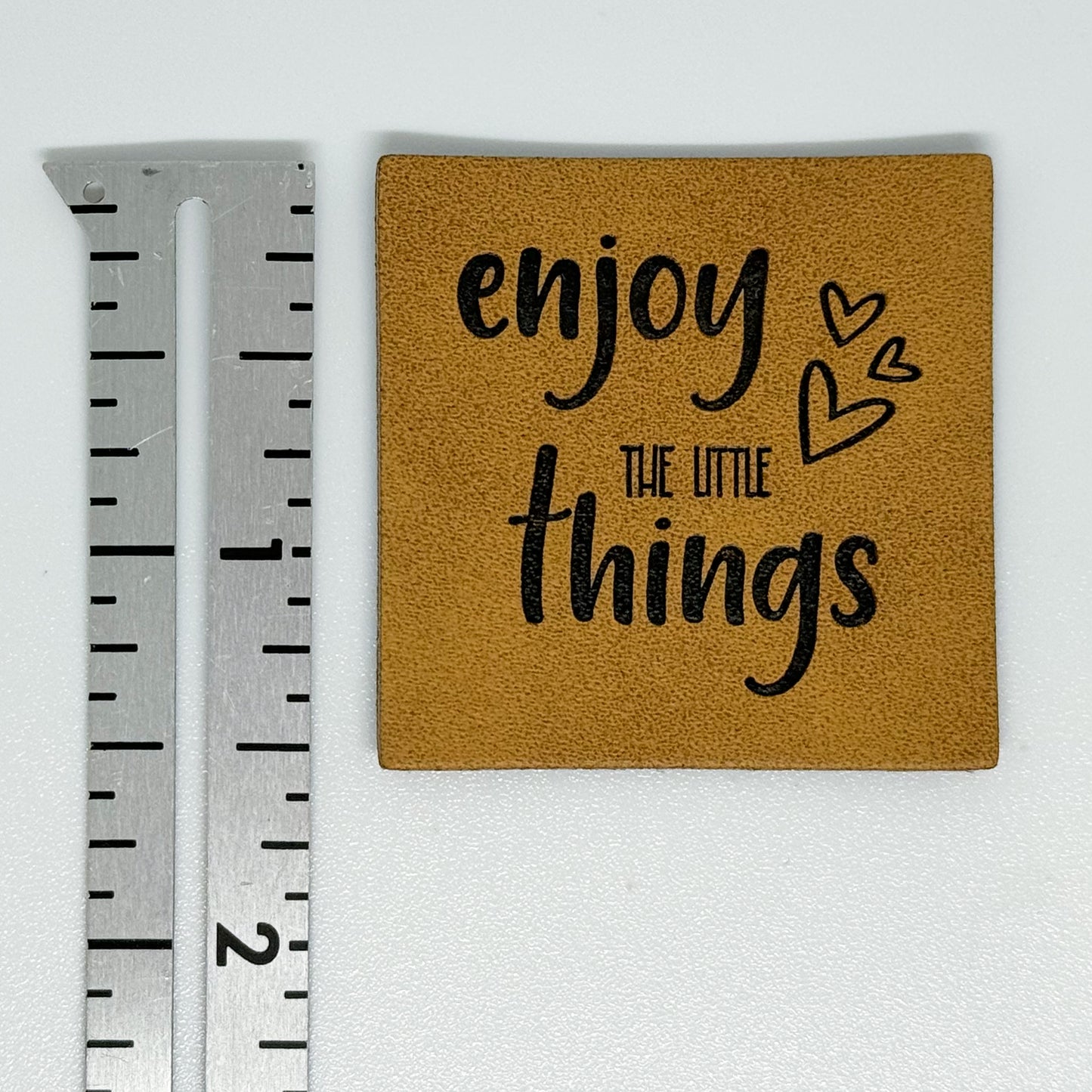 Enjoy the Little Things Faux Leather Patch image 1