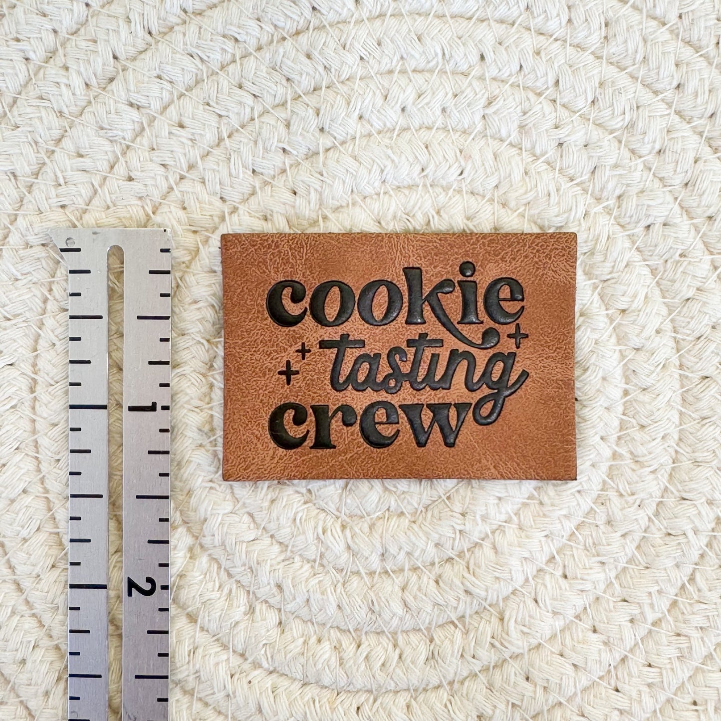 Cookie Crew Faux Leather Patch image 1