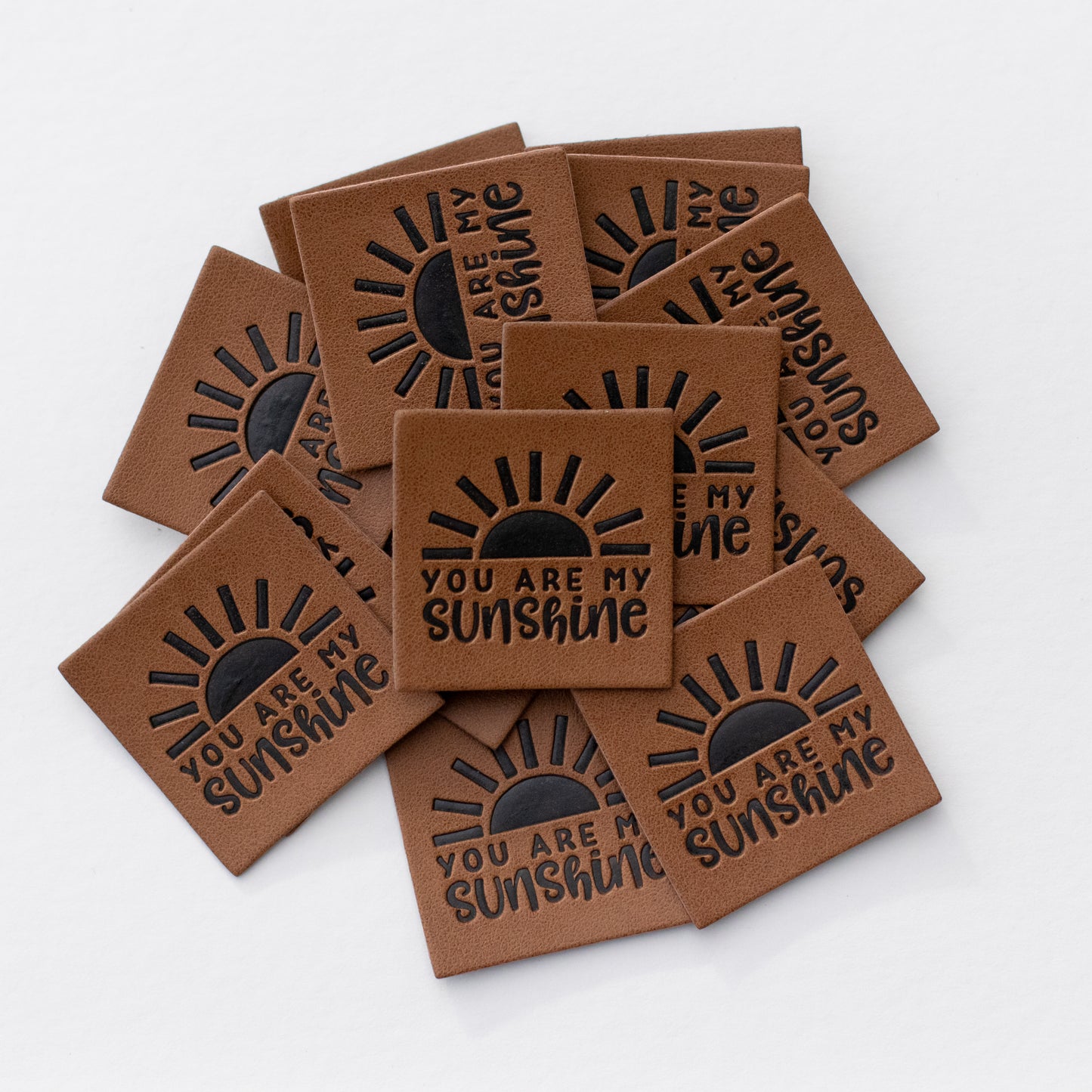 You Are My Sunshine Faux Leather Patch image 1