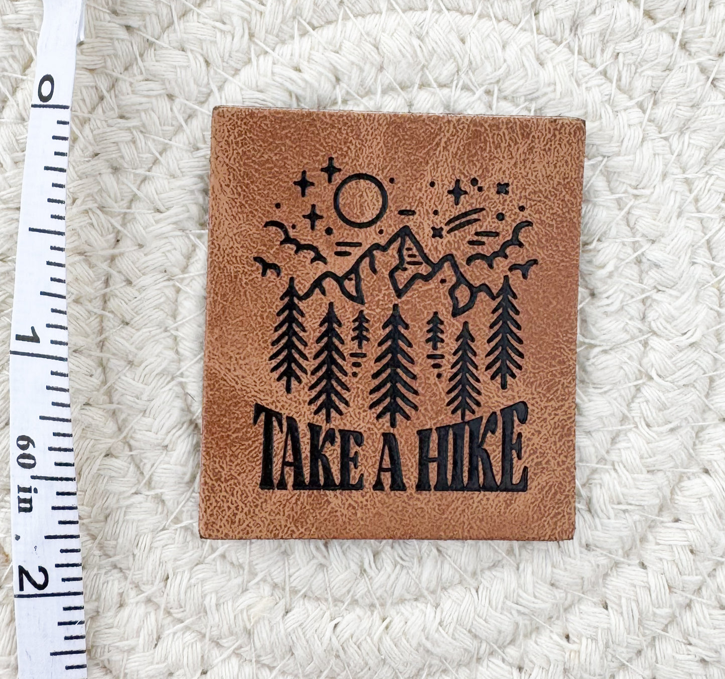 Hike Faux Leather Patch