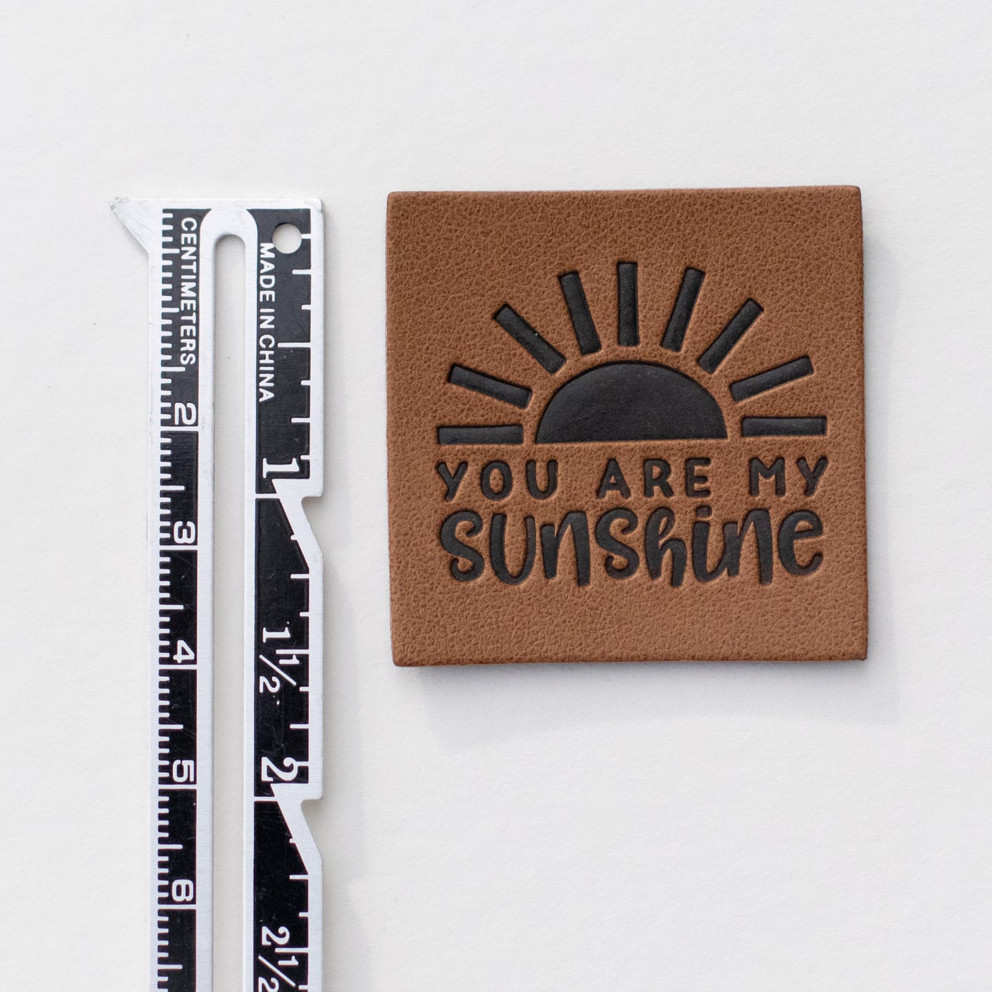 You Are My Sunshine Faux Leather Patch image 2