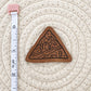 Outdoorsy Triangle Faux Leather Patch