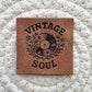 Vintage Soul Faux Leather Label