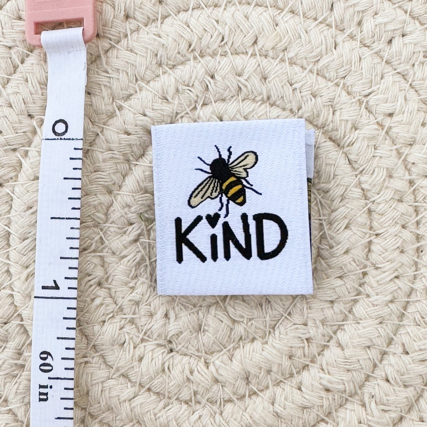 Bee Kind Woven Label