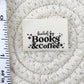 Books & Coffee Cotton Label
