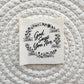 Faith Affirmations Cotton Label