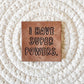 Super Powers Faux Leather Label