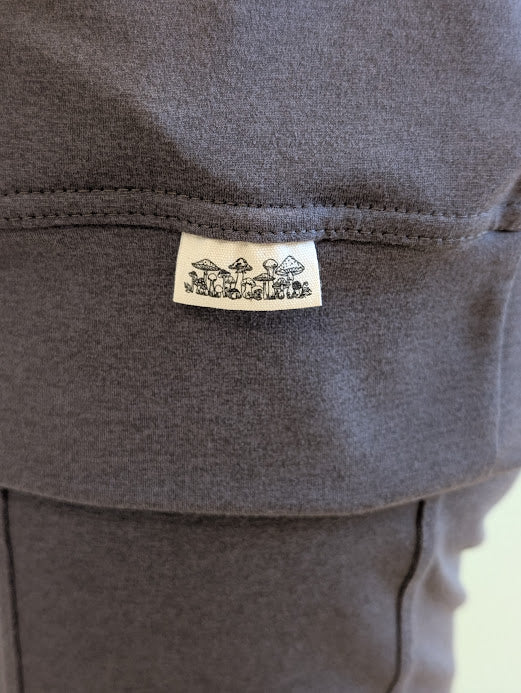 Mushroom Cotton Label