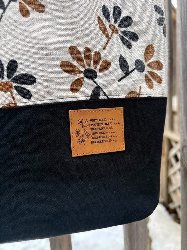 Women of Faith Faux Leather Label