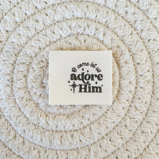 Adore Him Cotton Label image 0