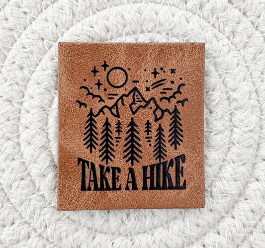 Hike Faux Leather Patch