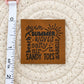 Summer Words Faux Leather Patch