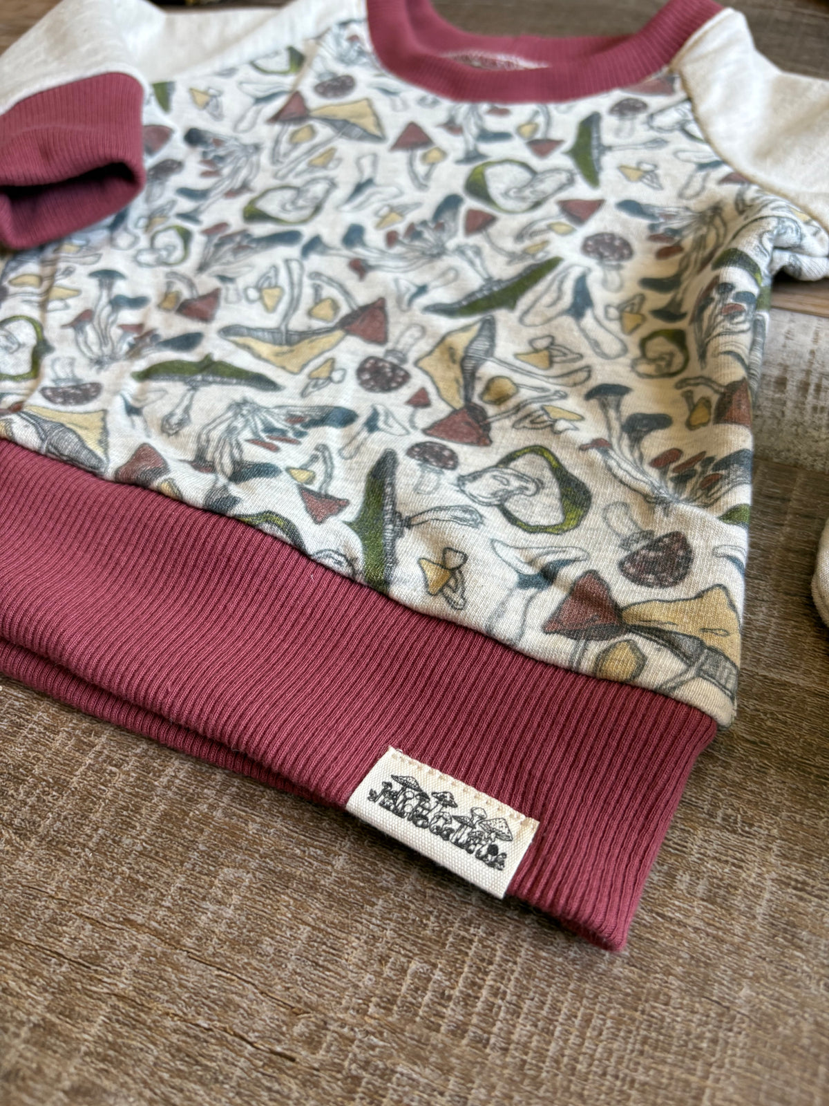 Mushroom Cotton Label