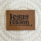 Reason for the Season Faux Leather Patch image 0