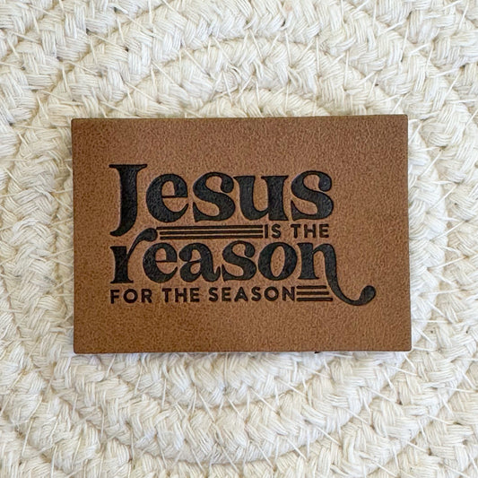 Reason for the Season Faux Leather Patch image 0