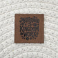 Kingdom Work Faux Leather Label