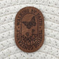 Walking by Faith Faux Leather Label