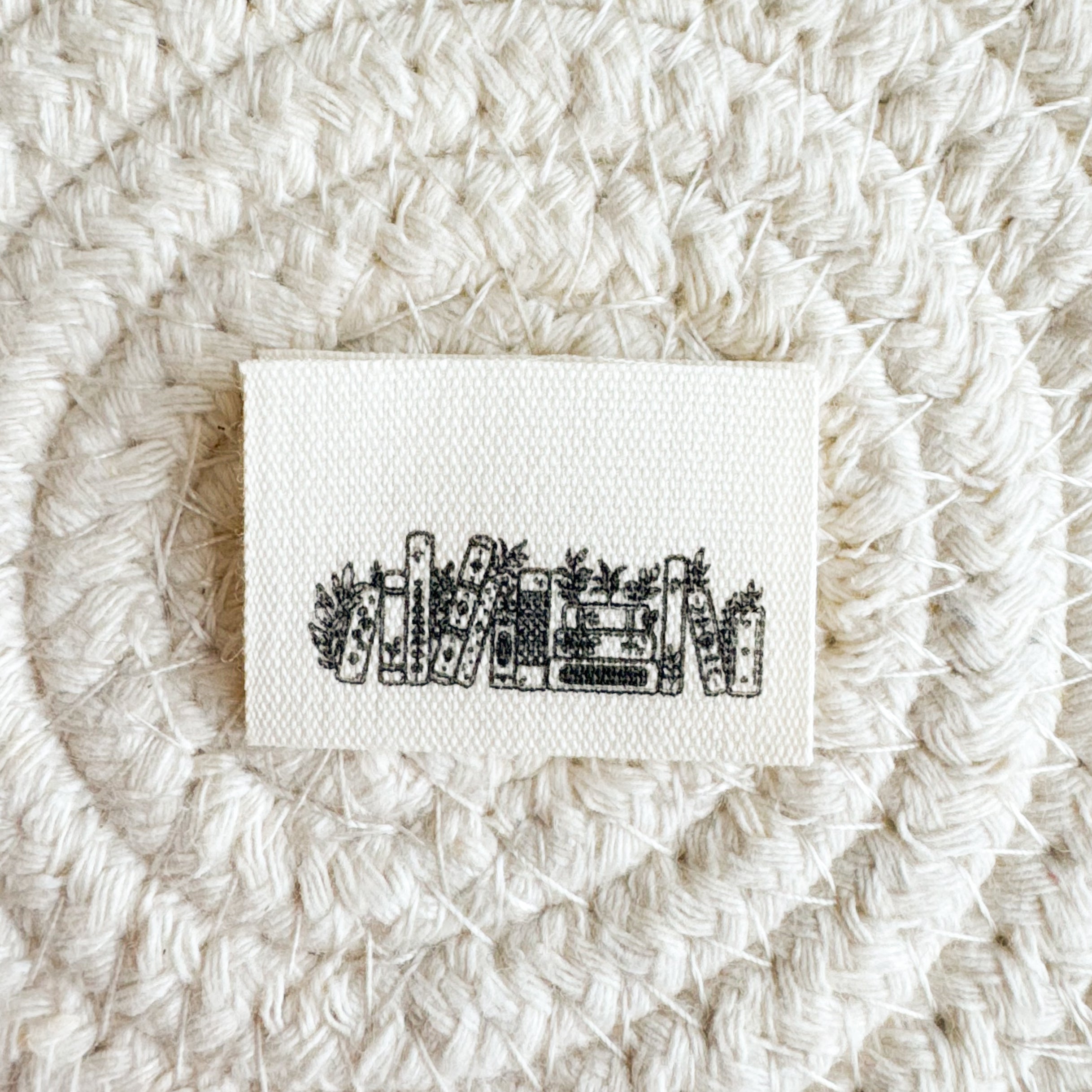 Bbe Label Bookshelf Cotton Label – Shine Bright Label Co.