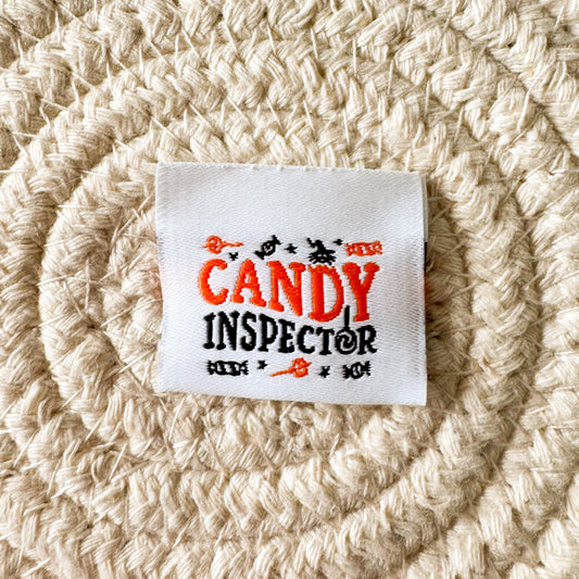 Candy Inspector Woven Label image 0