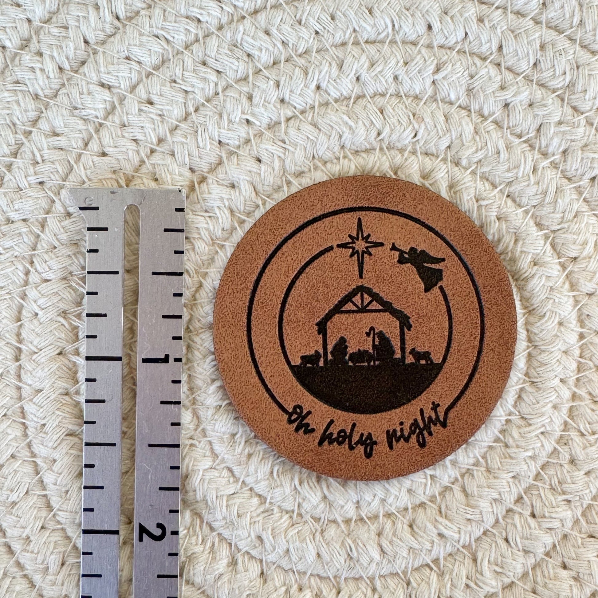 Holy Night Faux Leather Patch image 1