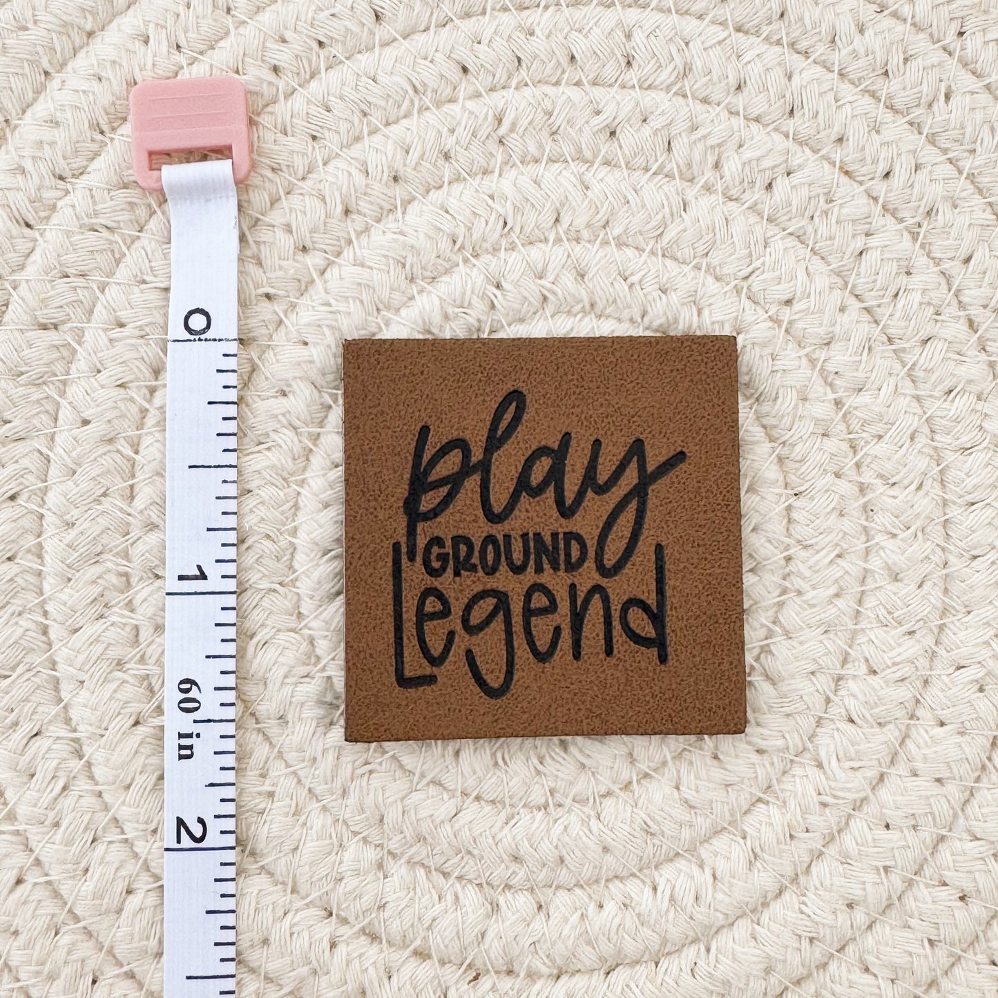 Playground Legend Faux Leather Patch