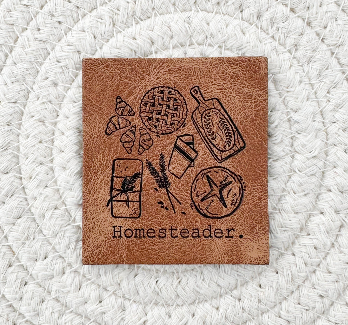 Homesteader Faux Leather Patch
