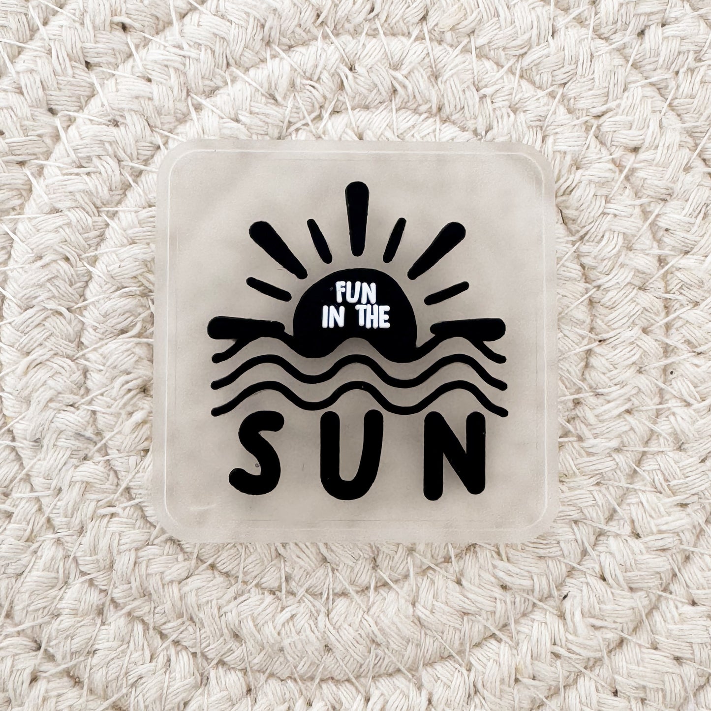 Fun in the Sun Silicone Label