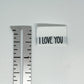 I Love You Woven Label image 1