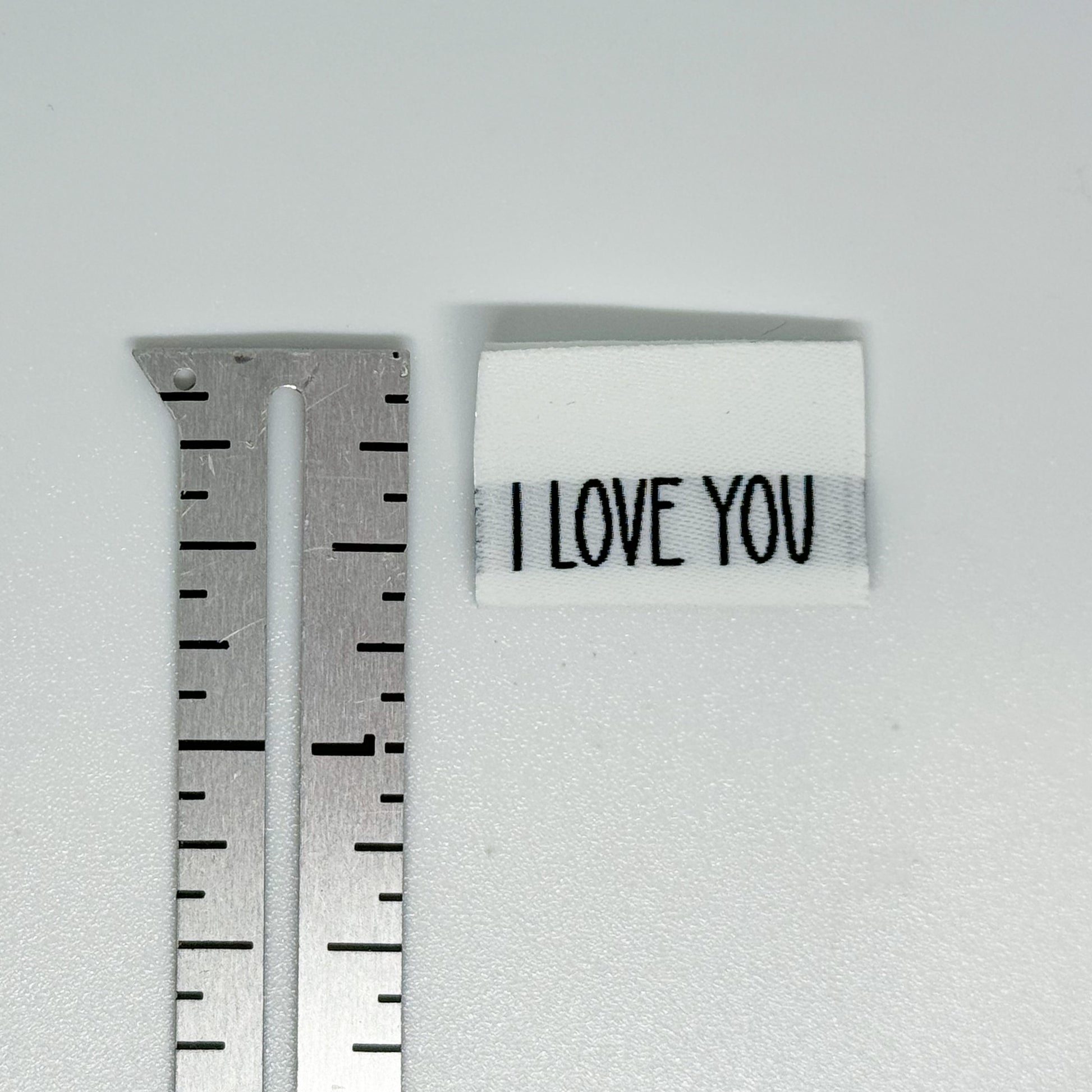 I Love You Woven Label image 1