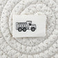 Dump Truck Cotton Label