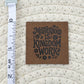 Kingdom Work Faux Leather Label