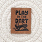 Play in the Dirt Faux Leather Patch