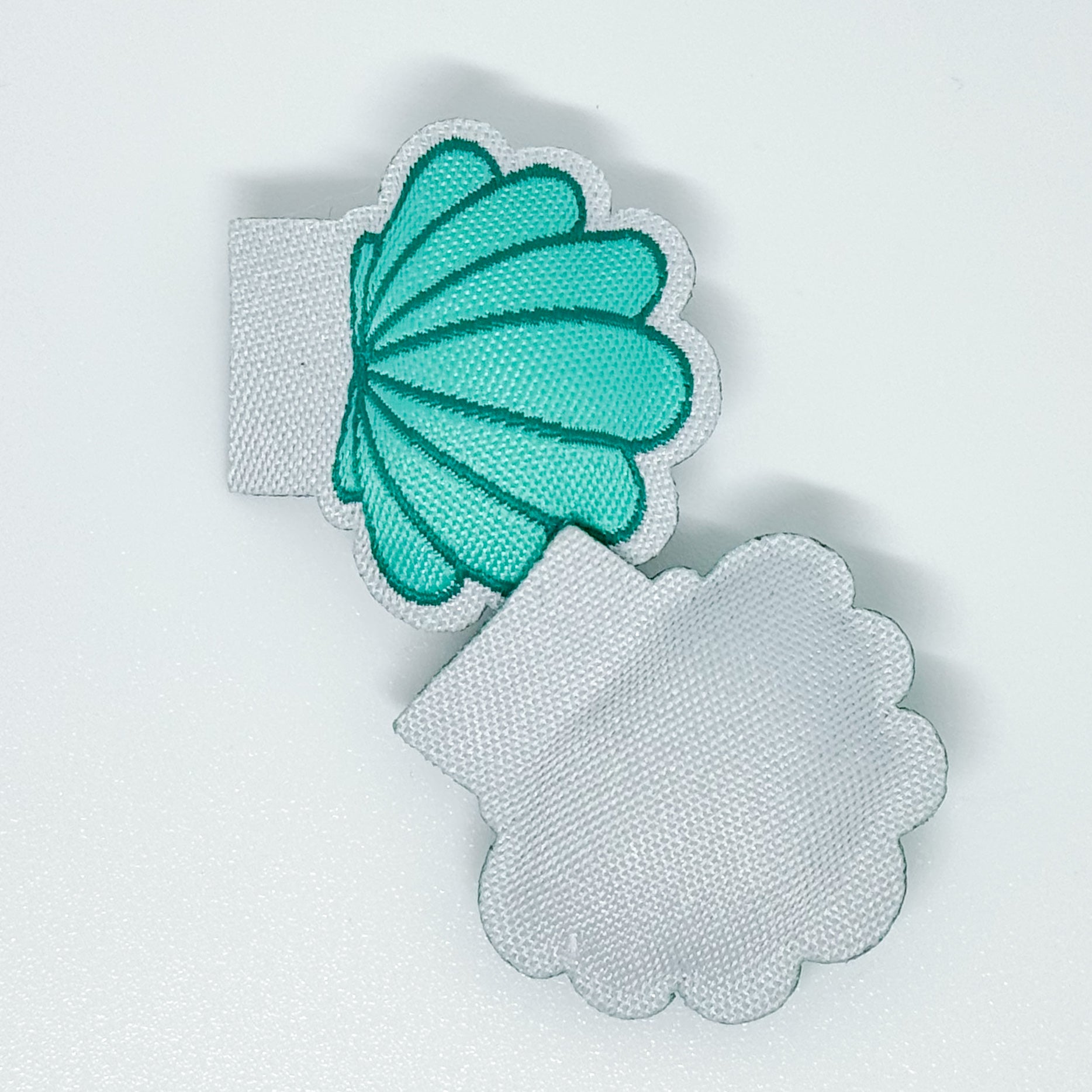 Seashell Deluxe Puff Woven Label โ Shine Bright Label Co.