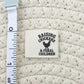 Feral Kids and Chickens Cotton Label