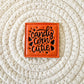 Candy Corn Cutie Faux Leather Patch