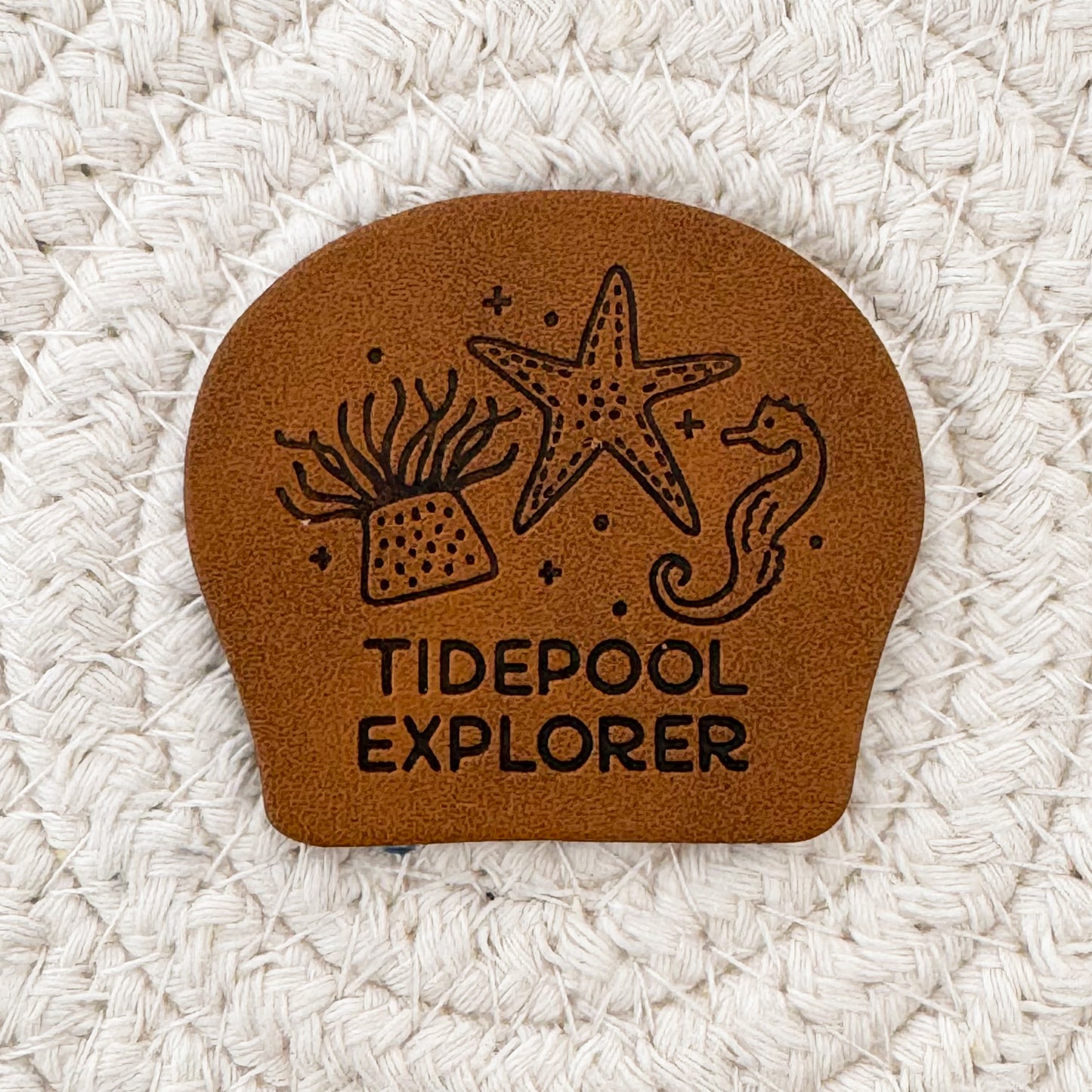 Tidepool Explorer Faux Leather Patch