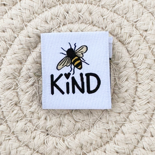 Bee Kind Woven Label