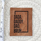 Daddy Bruh Faux Leather Patch