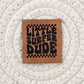 Little Surfer Dude Faux Leather Patch