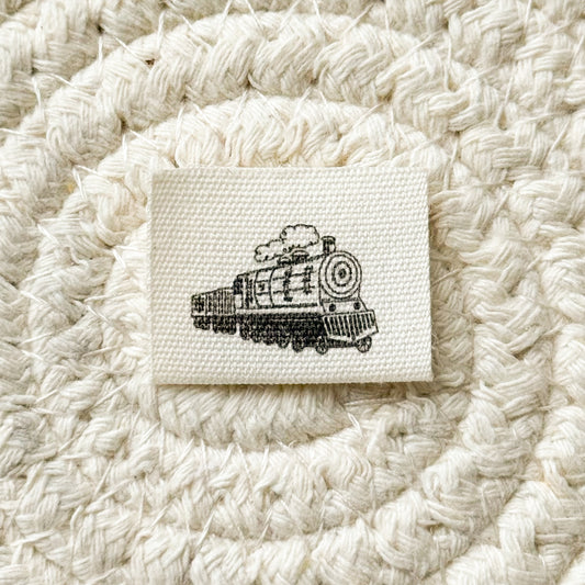 Train Cotton Label