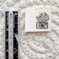 Floral Camera Cotton Label