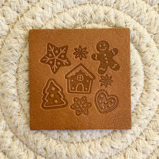 Gingerbread Faux Leather Patch image 0