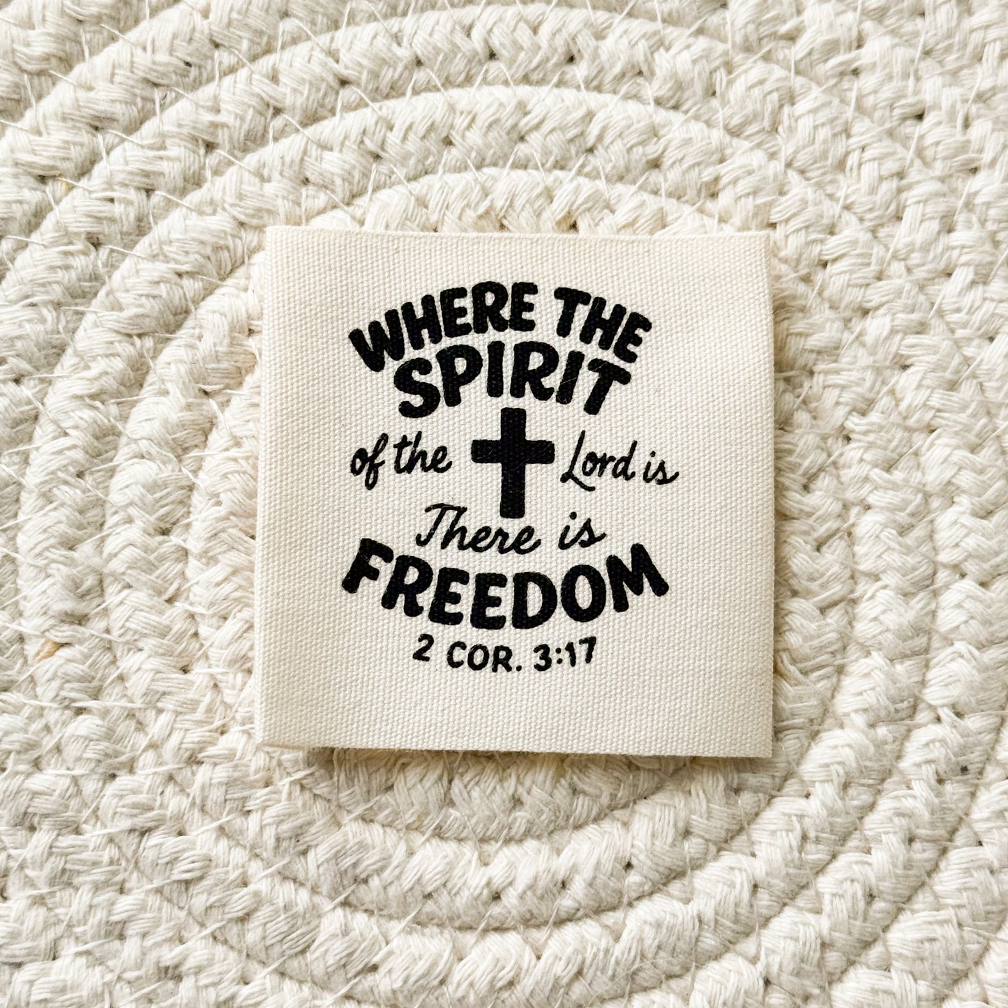 Freedom Cotton Label