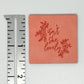 Isn’t She Lovely Peach Faux Leather Patch image 1