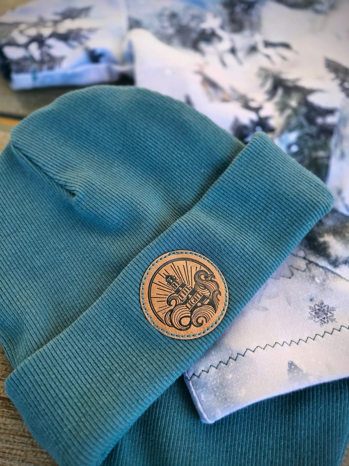 Be the Lighthouse Faux Leather Label