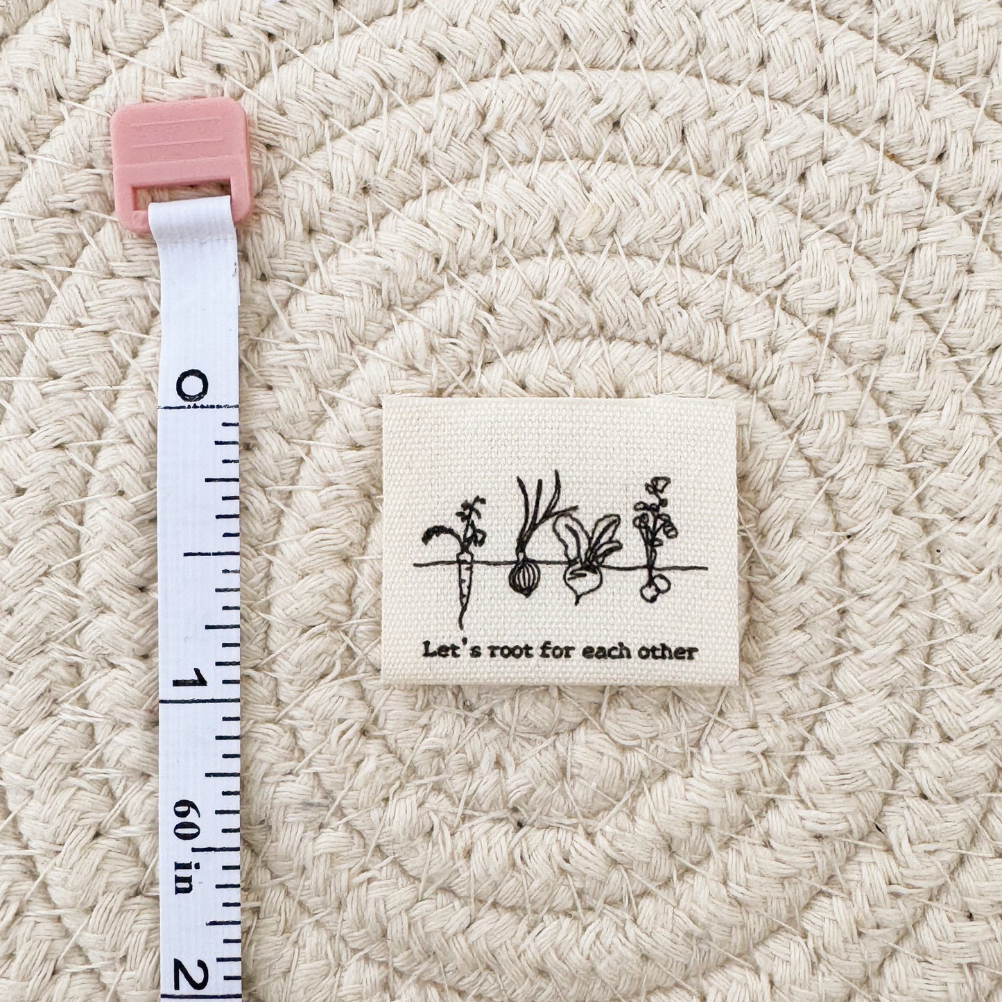 Root for Each Other Cotton Label